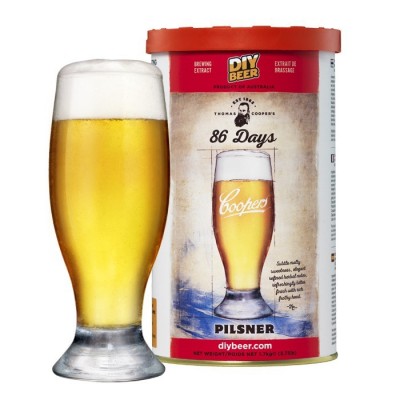 Kit pour bière Thomas Coopers - 86 Days Pilsner - 1,7kg